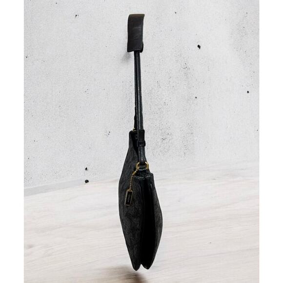 Vintage Coach 8307 Girlie Signature Wool Hobo Bag - Picture 3 of 10